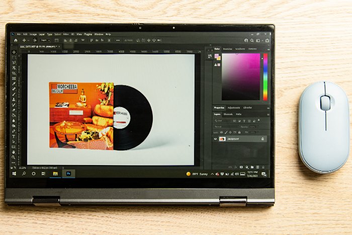 Photoshop interface shown on a computer screen